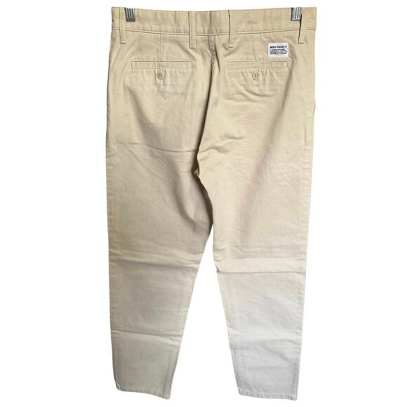Norse Project NWT Aros Heavy Chino Pants Straight Leg Mid Rise Khaki Size 28 - Picture 9 of 16